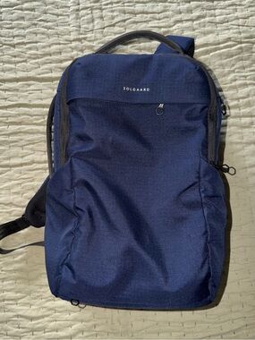 Solgaard Navy Compact Travel Backpack for Men